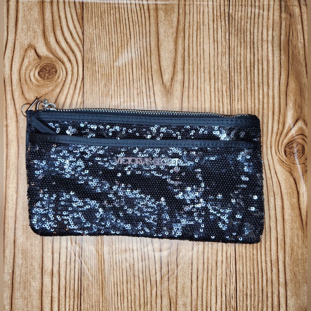 Victoria's Secret Black Sequin‎ Clutch
